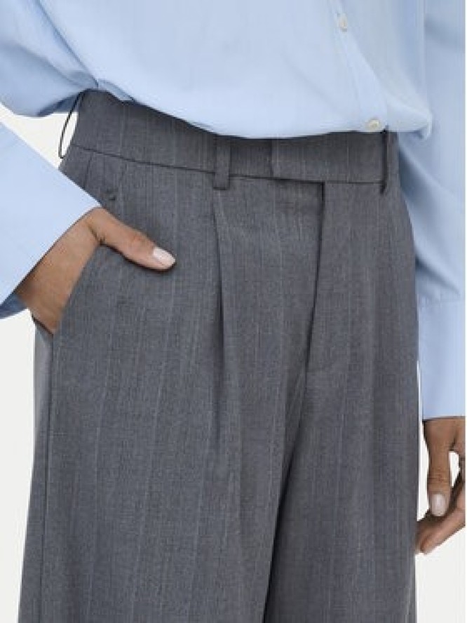ONLY Spodnie materiałowe Jackie 15364312 Szary Wide Leg