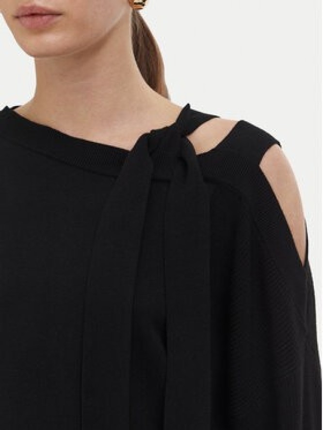 Liu Jo Sweter WF6396 MS99E Czarny Relaxed Fit