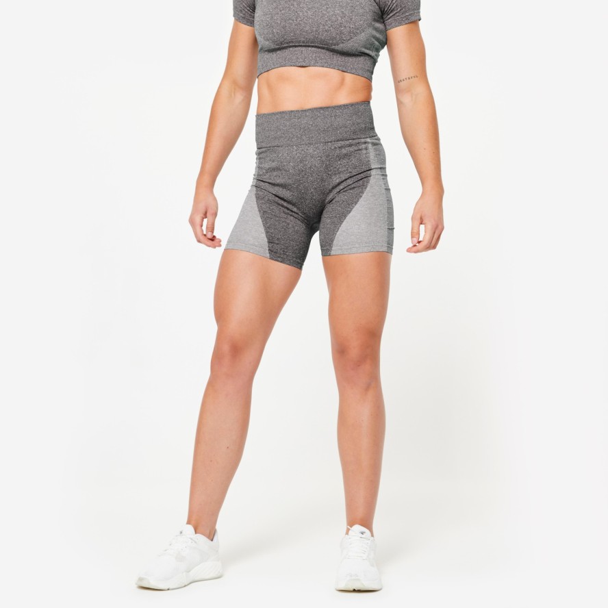 Spodenki fitness cardio damskie Domyos seamless