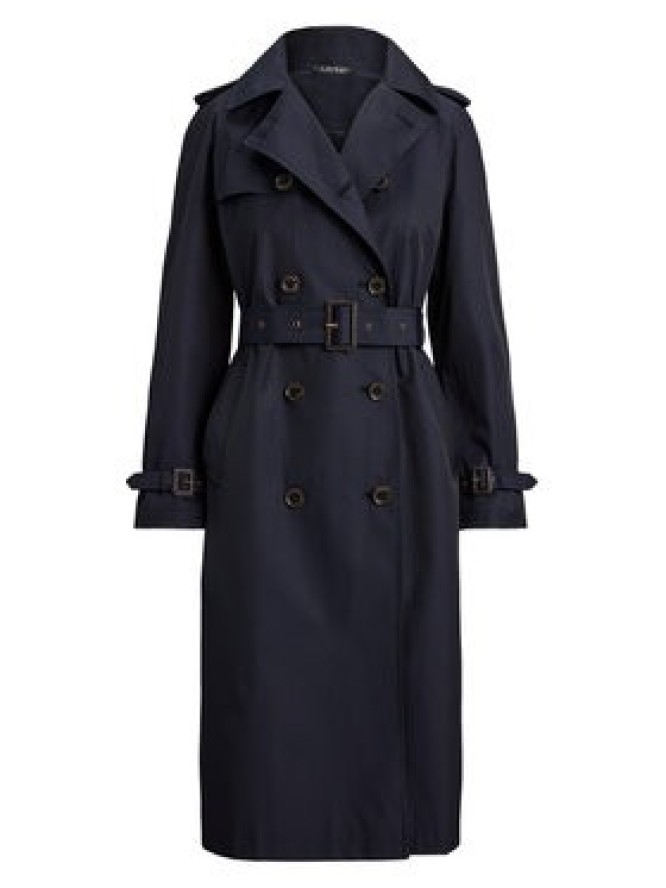 LAUREN RALPH LAUREN Trencz 297951259004 Granatowy Straight Fit