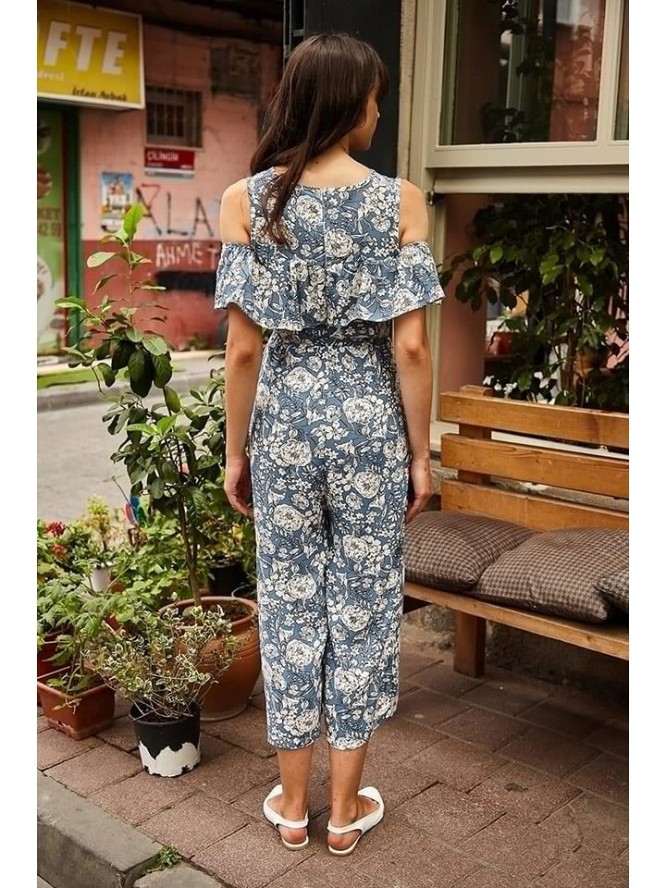 Olalook Kombinezon w kolorze błękitnym rozmiar: L