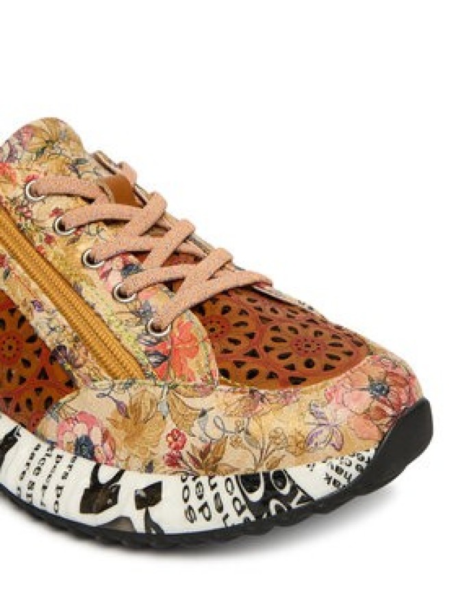 Laura Vita Sneakersy Burton 47 Brązowy