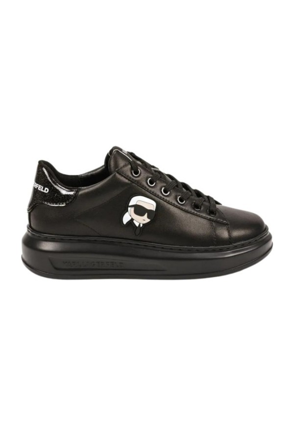 KARL LAGERFELD Czarne sneakersy KAPRI Karl NFT Lo Lace, Rozmiar 41