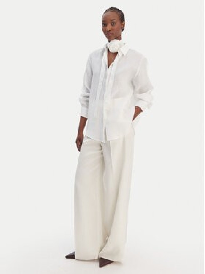 Marella Koszula Editore 2613111084 Biały Regular Fit