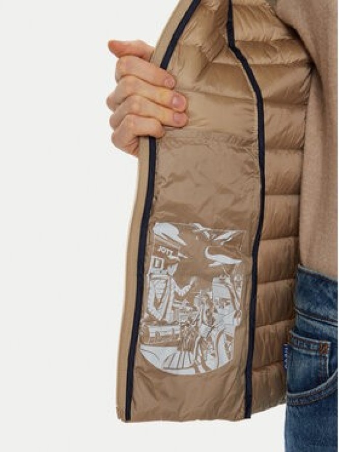 Jott Kurtka puchowa Cha P000WDOW02 Beżowy Slim Fit