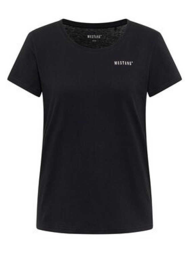 Mustang T-Shirt Alma 1016748 Czarny Regular Fit