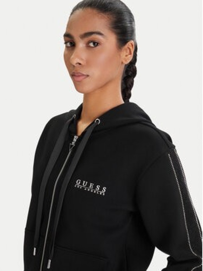 Guess Bluza W6RQ12 KBYE2 Czarny Regular Fit