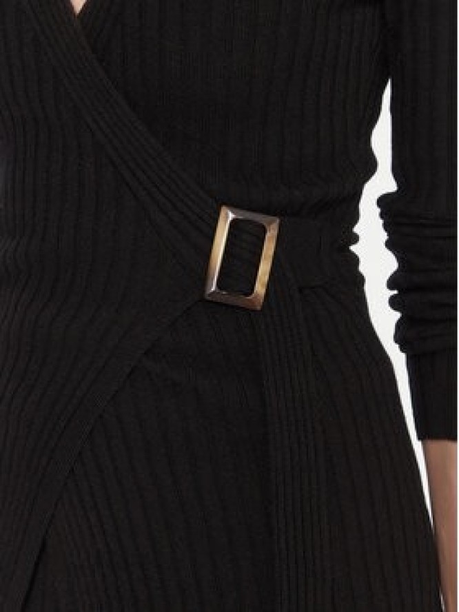 Kontatto Kardigan 3M0954C Czarny Slim Fit