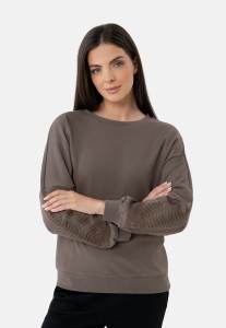 Brązowa bluza B-SEPIA