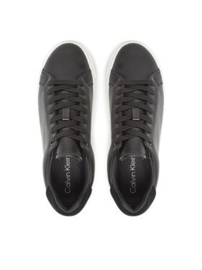 Calvin Klein Sneakersy Ff Cupsole Lace Up Lth HW0HW02570 Czarny