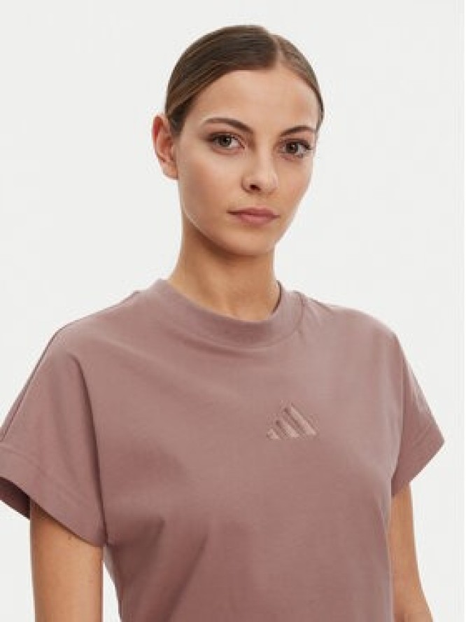 adidas T-Shirt ALL SZN JJ1237 Różowy Regular Fit