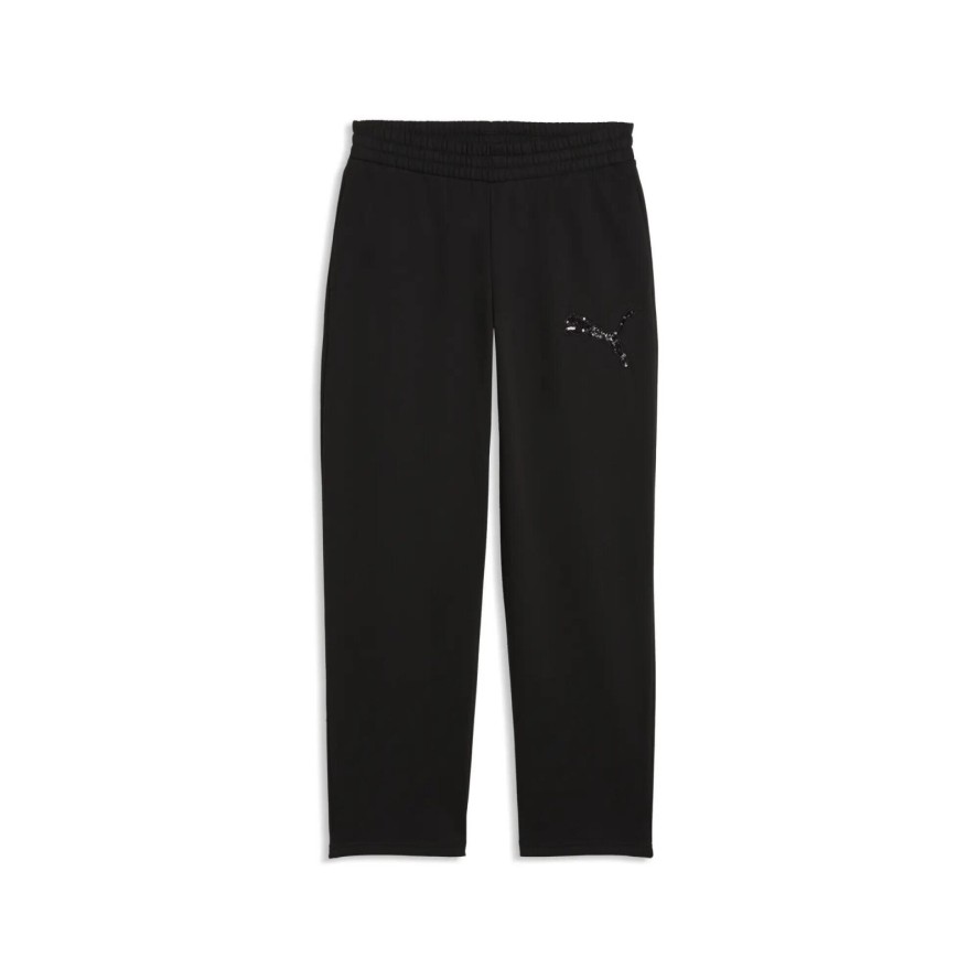Damskie spodnie dresowe z dzianiny dresowej Essentials Sequins Comfort PUMA