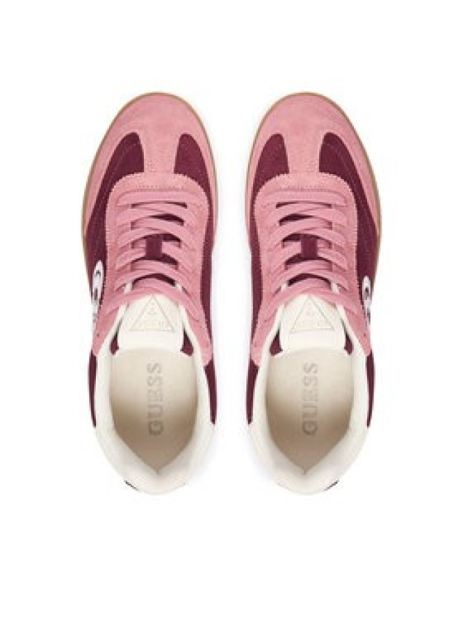 Guess Sneakersy FLTJAC SUE12 Różowy ciemny