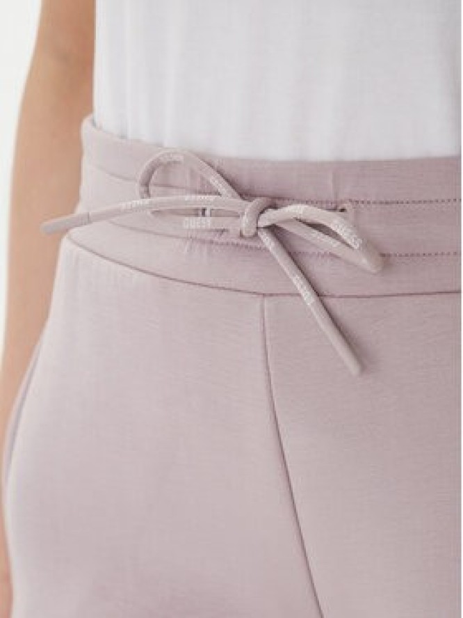 Guess Spodnie dresowe Allie Scuba V2YB18 K7UW2 Fioletowy Regular Fit