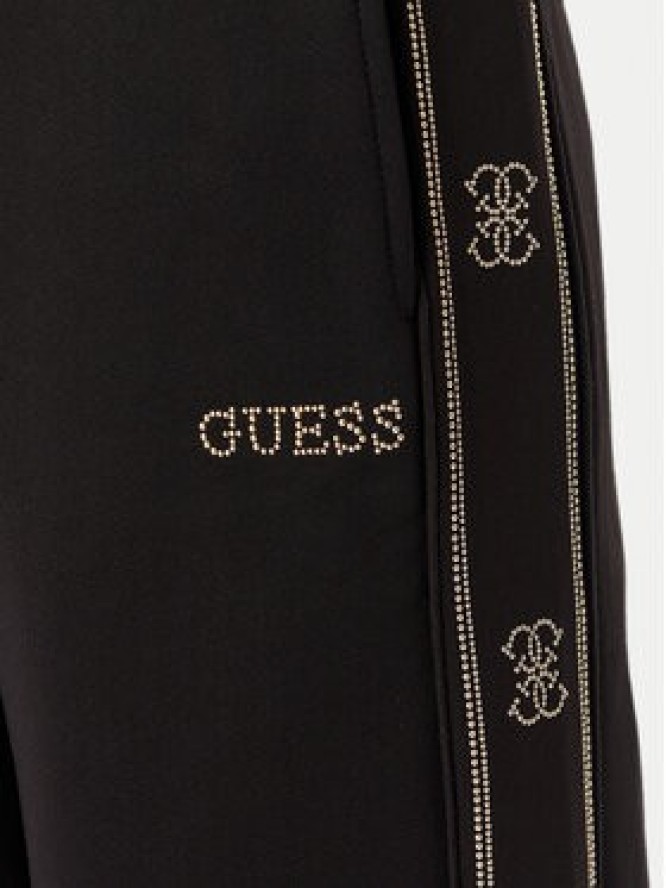Guess Spodnie dresowe V5BB23 KCX22 Czarny Wide Leg