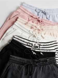 Bawełniane szorty - czarny