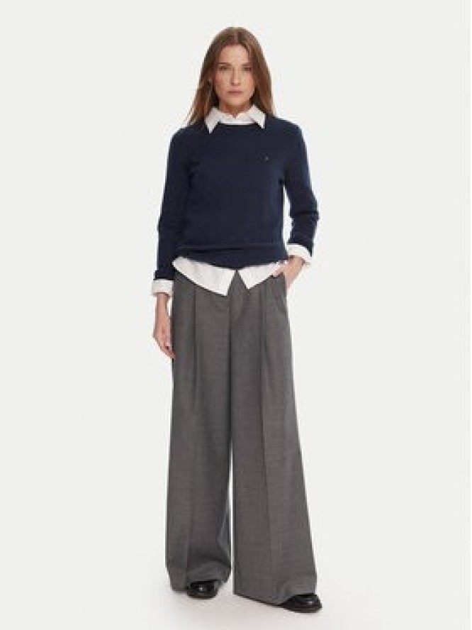 Tommy Hilfiger Sweter WW0WW40264 Granatowy Regular Fit