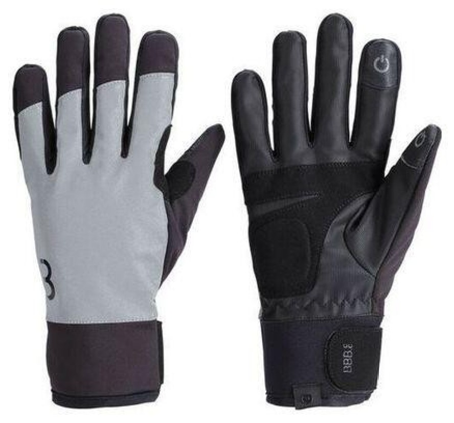 Odblaskowe rękawice zimowe BBB Cycling ColdShield
