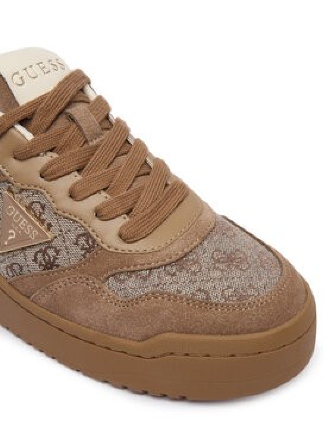 Guess Sneakersy FLTM16 FAL12 Brązowy jasny