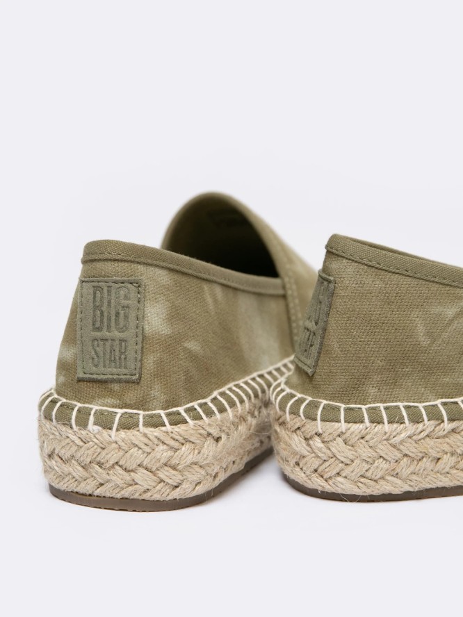 Espadryle damskie khaki LL274853 303