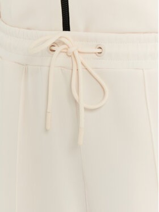 Guess Spodnie dresowe V5RB00 KCO72 Écru Regular Fit