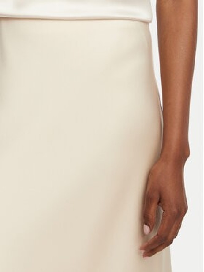 Rinascimento Spódnica maxi CFC0128467003 Kremowy Regular Fit
