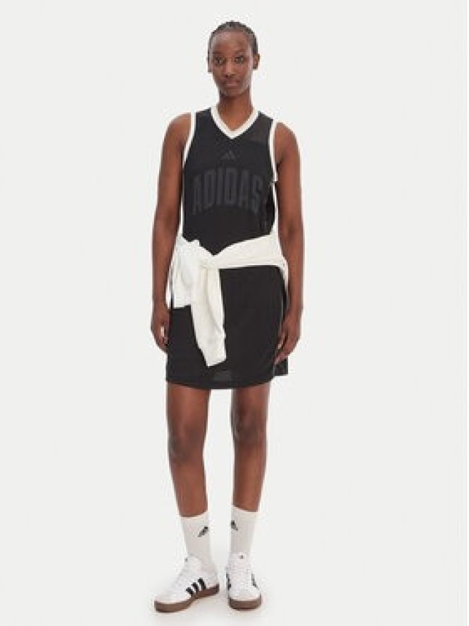 adidas Sukienka codzienna Stadium JY6973 Czarny Slim Fit