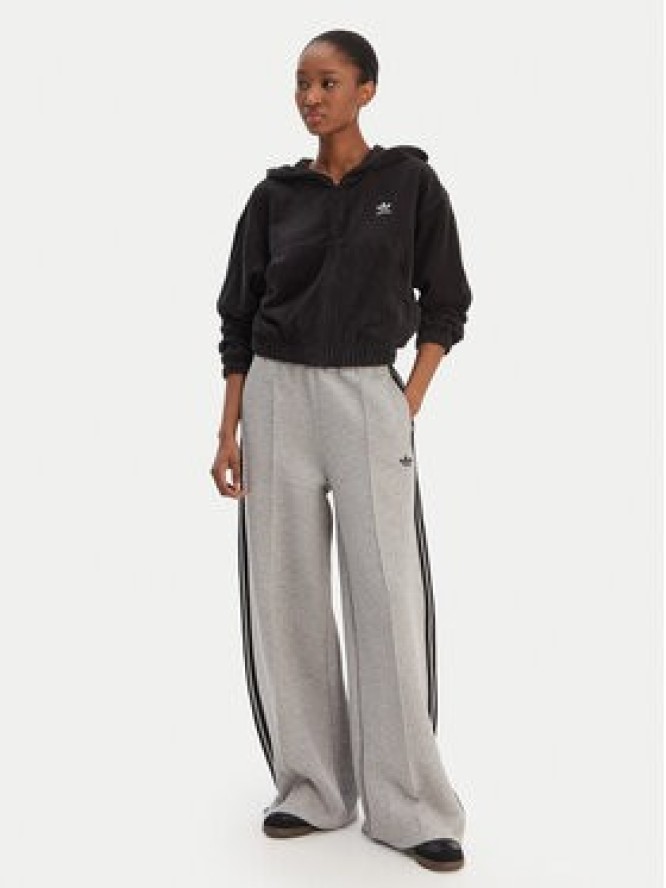 adidas Bluza Essentials Chenile KE1117 Czarny Loose Fit