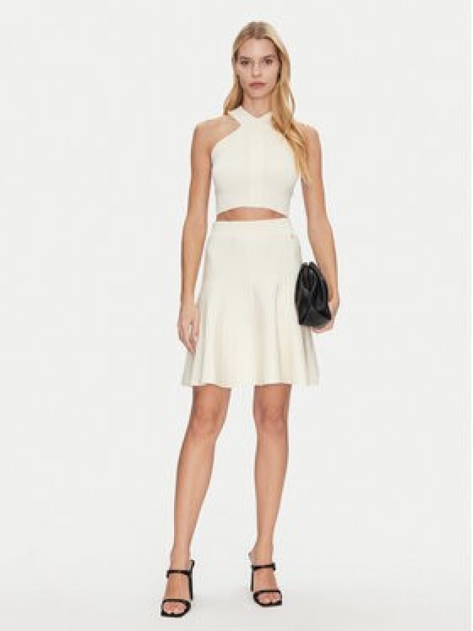 Guess Top W5GR32 Z2XY0 Biały Regular Fit