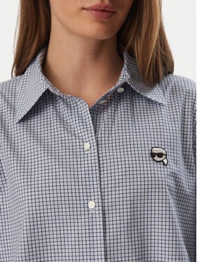 KARL LAGERFELD Koszula B4W11008 Biały Regular Fit