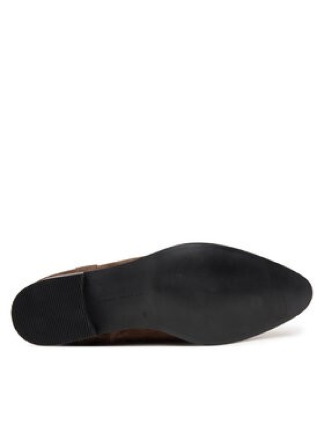 Tommy Hilfiger Botki Pointy Zip Bootie FW0FW08981 Brązowy