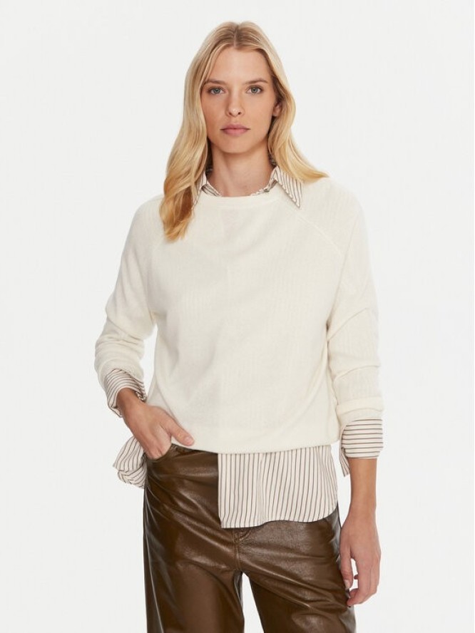 Marella Sweter Tesa 2523366171 Biały Relaxed Fit