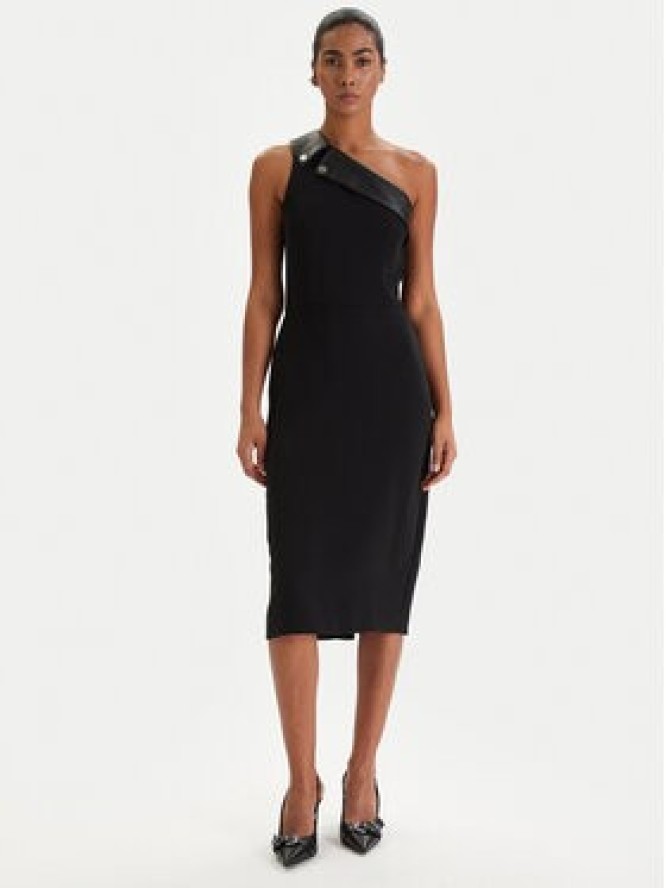 KARL LAGERFELD Sukienka koktajlowa B1W13002 Czarny Slim Fit