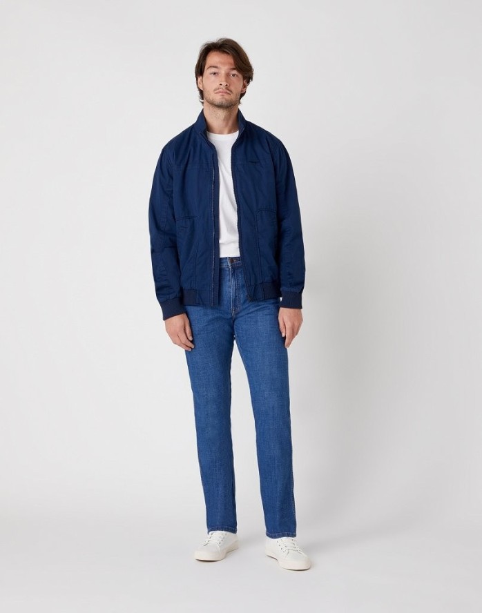 KURTKA PRZEJŚCIOWA WRANGLER THE BOMBER NAVY W4E16P114 112129121