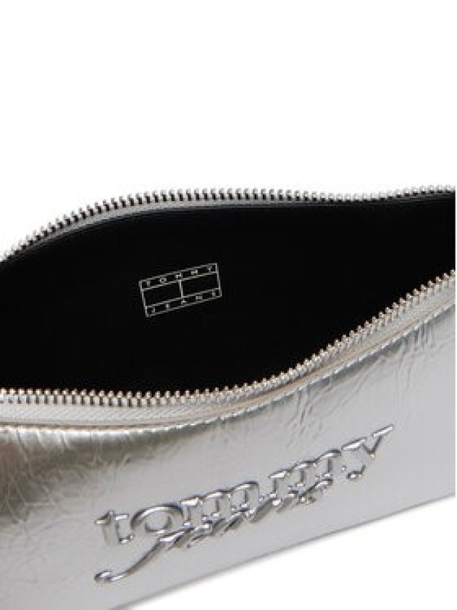 Tommy Jeans Torebka Tjw Must Metallic Shoulder Bag AW0AW18457 Srebrny