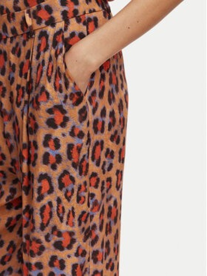 LOLA CASADEMUNT Spodnie palazzo MS2614002 Brązowy Wide Leg