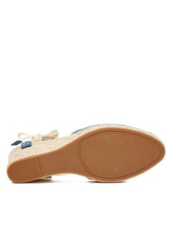 Guess Espadryle FLJCYR DEN04 Niebieski