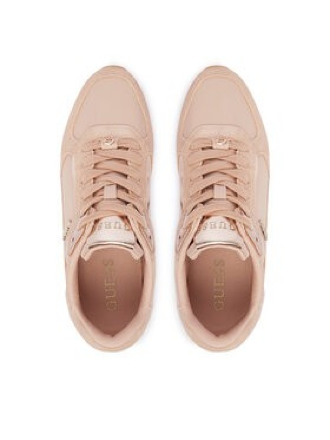 Guess Sneakersy FLTEG5 LEA12 Różowy