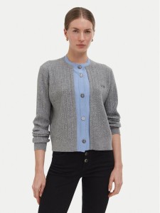 Liu Jo Kardigan WF6108 MA88R Szary Regular Fit
