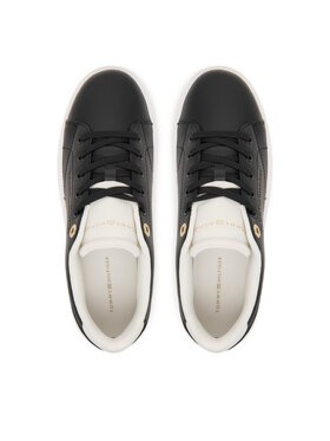 Tommy Hilfiger Sneakersy Th Feminine Cupsole Leather FW0FW09105 Czarny