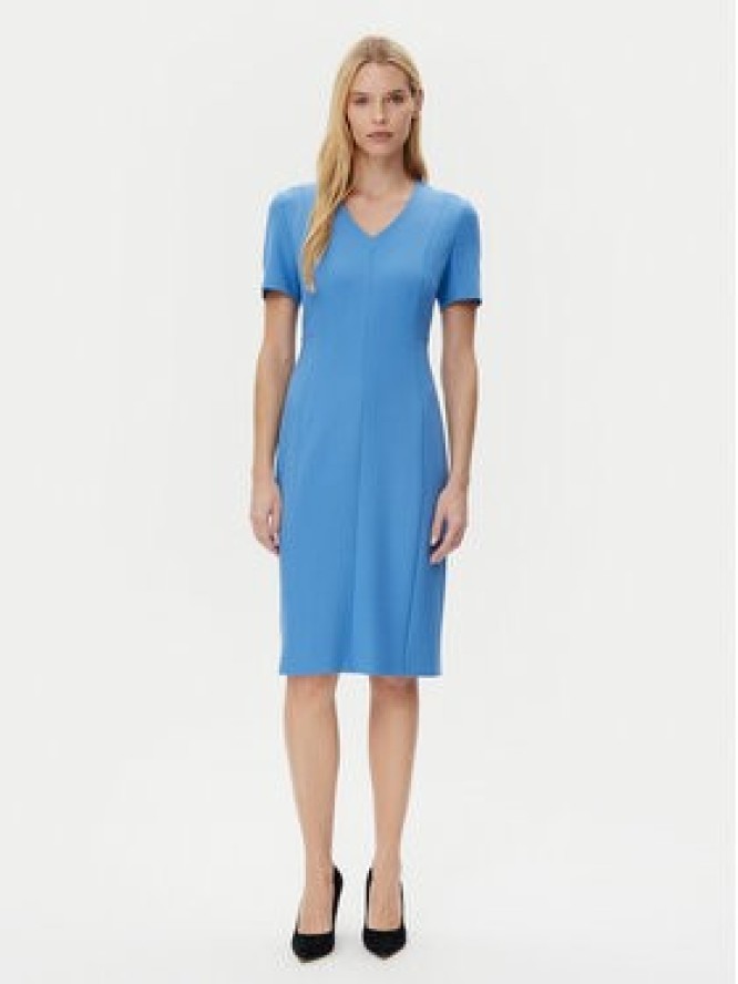 BOSS Sukienka codzienna Damaisa 50490044 Niebieski Slim Fit