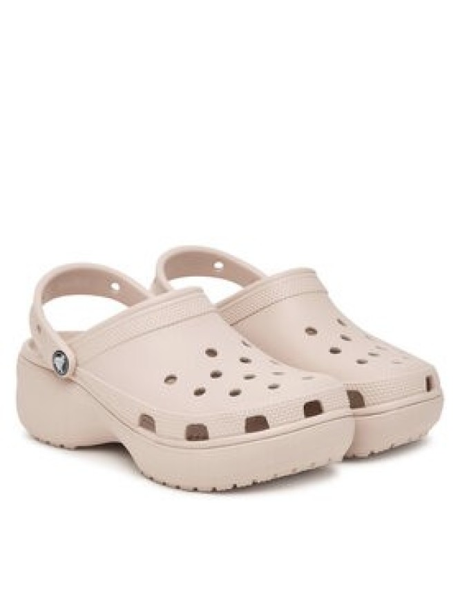 Crocs Klapki Classic Platform Clog 206750 Beżowy