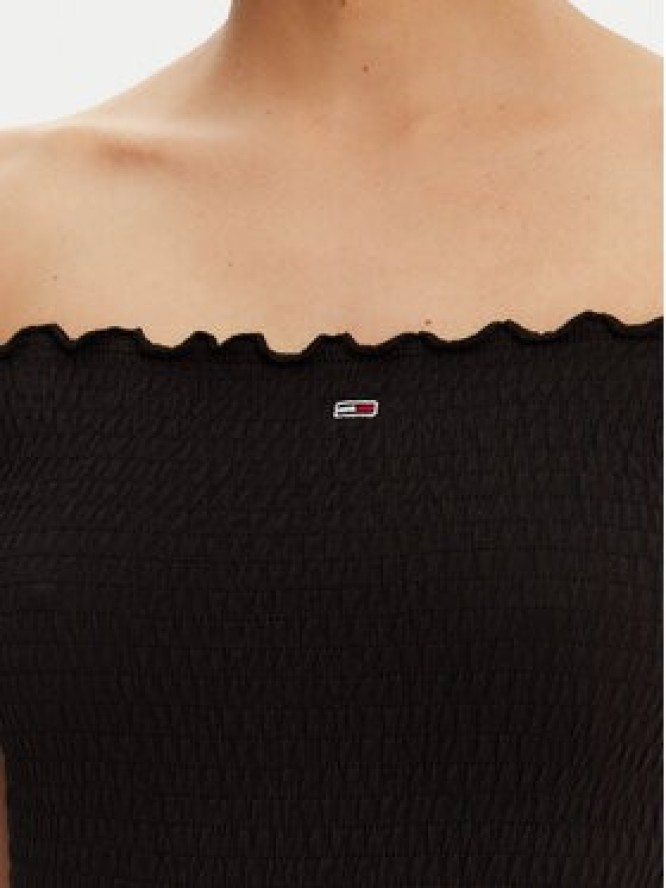 Tommy Jeans Sukienka letnia DW0DW20298 Czarny Slim Fit