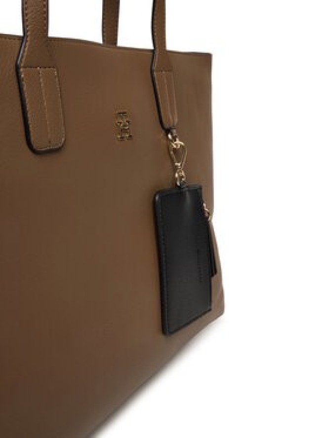Tommy Hilfiger Torebka Th Icon Satchel AW0AW18122 Brązowy