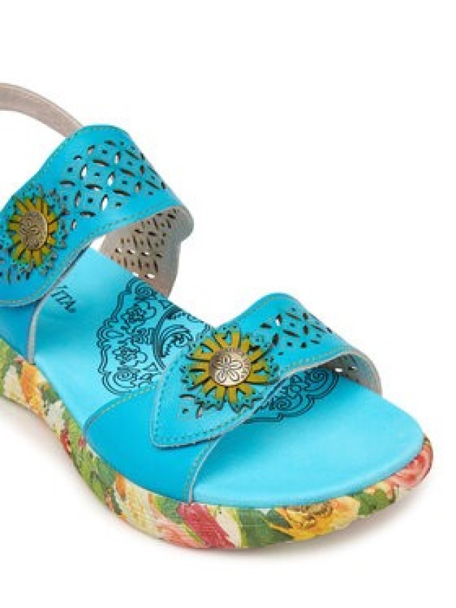 Laura Vita Sandały Sanao 53 Niebieski