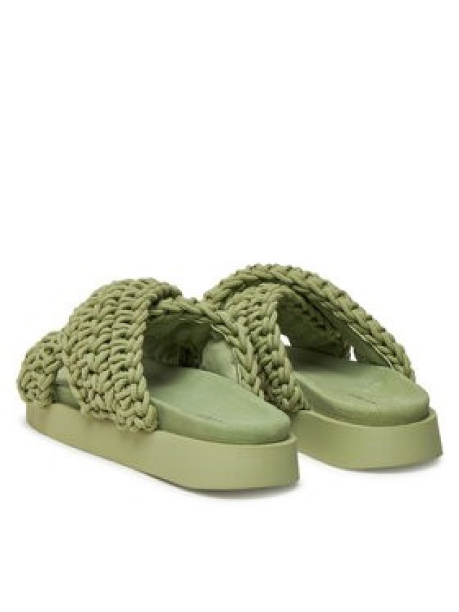 Inuikii Klapki Woven 70104-105 Zielony