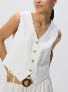 Kamizelka graniturowa - biały