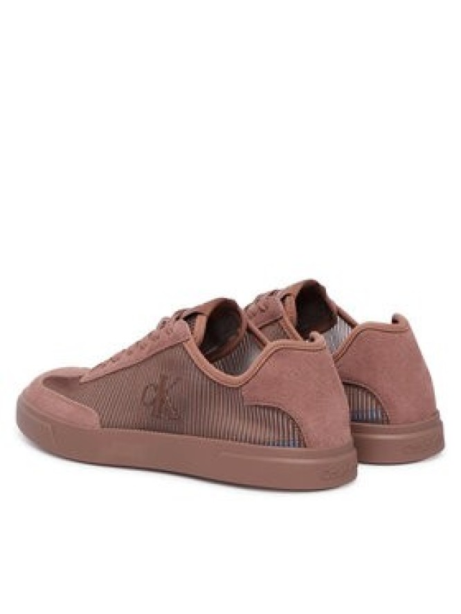 Calvin Klein Sneakersy Low Pro Cupsole Wt Striped Ny HW0HW03270 Brązowy