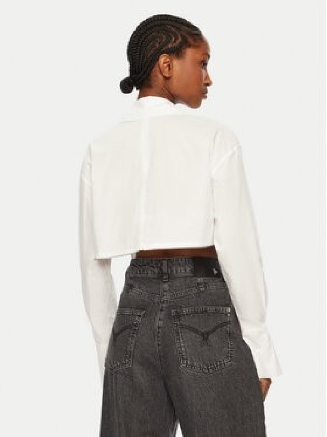 Patrizia Pepe Koszula 8C0737/AH74-W103 Biały Regular Fit