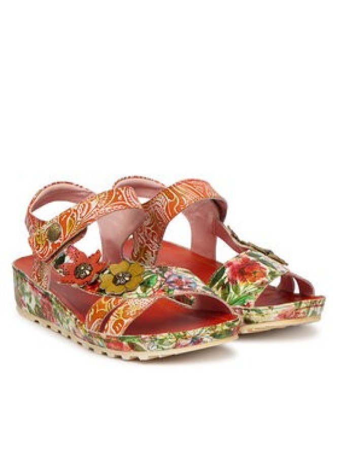 Laura Vita Sandały Brcyano 02 Czerwony